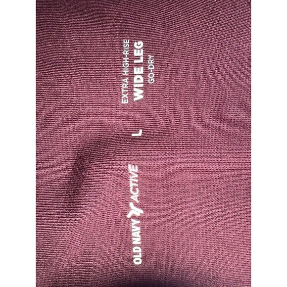 Old Navy Purple Extra High Rise Bootcut Go Dry Leggings Size Large - Picture 6 of 9